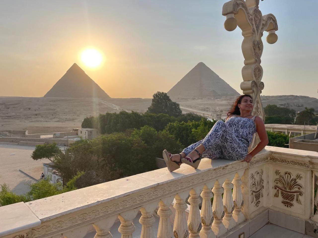 Sphinx Palace Pyramids View Inn Kafret el-Gabal Zewnętrze zdjęcie